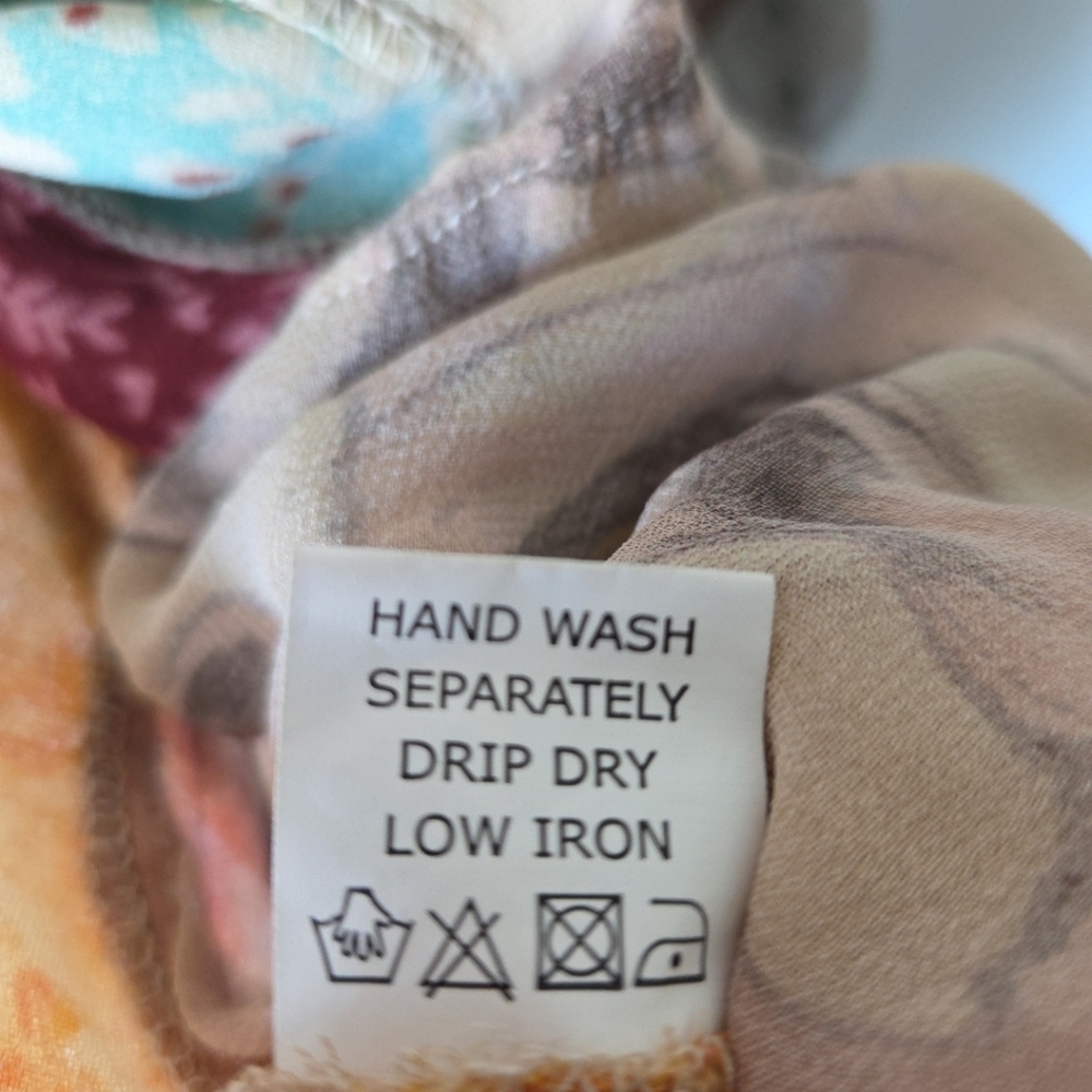 Young Threads Patchwork Boho Topper Kimono Small … - image 5